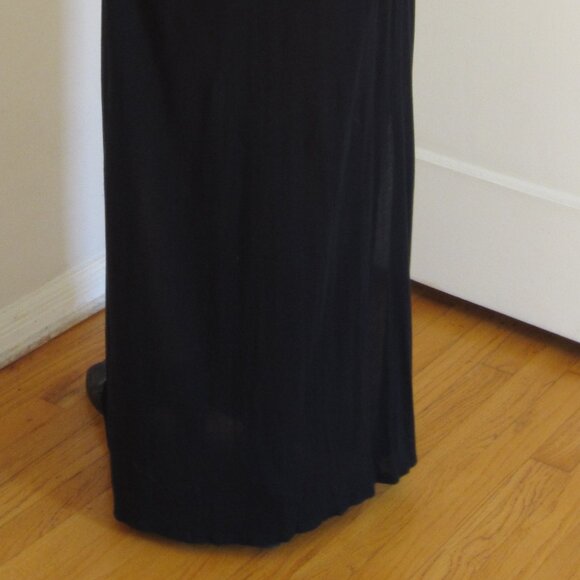 Michael Stars Maxi Dress Black Size M Sleeveless Micro Modal - Picture 6 of 15